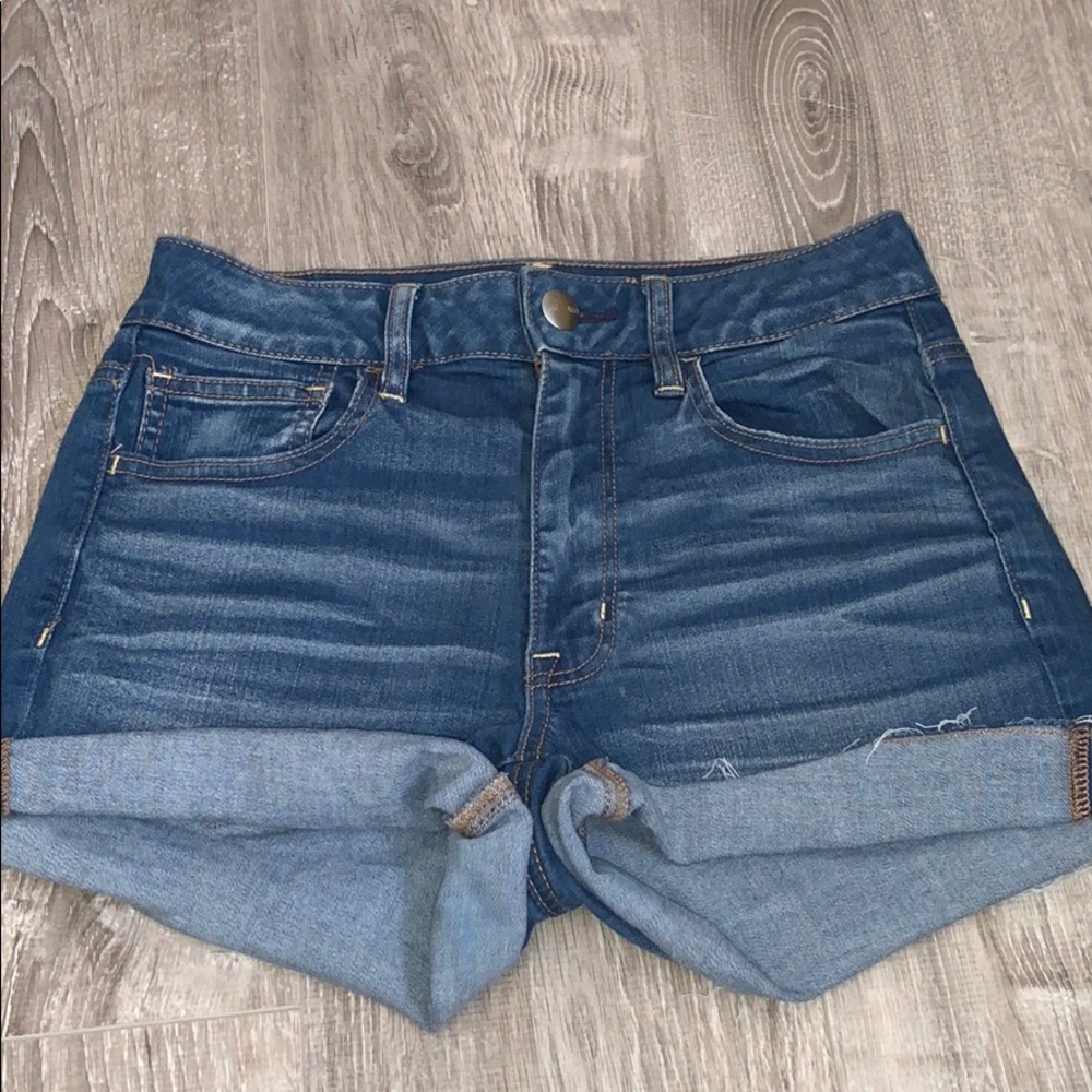 denim shorts